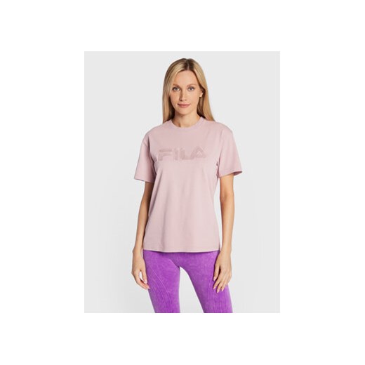 Fila T-Shirt Buek FAW0407 Różowy Regular Fit ze sklepu MODIVO w kategorii Bluzki damskie - zdjęcie 168598092