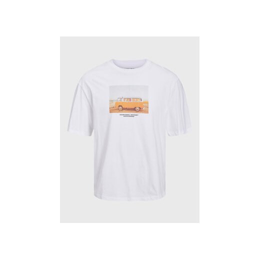 Jack&Jones Junior T-Shirt 12230626 Biały Regular Fit ze sklepu MODIVO w kategorii T-shirty chłopięce - zdjęcie 168598433