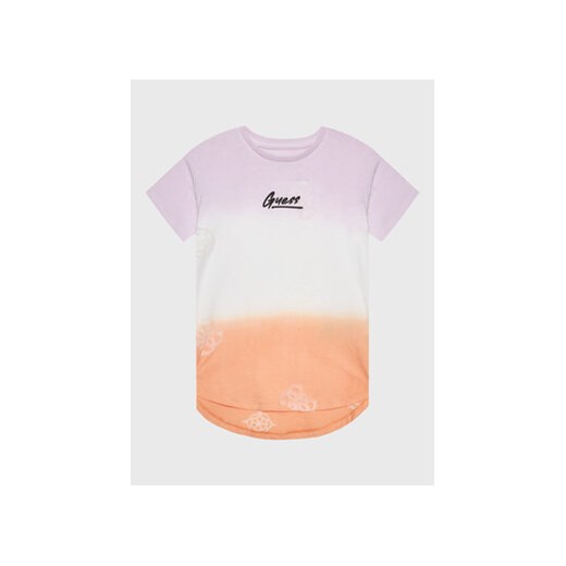 Guess T-Shirt J3RI10 K8560 Kolorowy Regular Fit ze sklepu MODIVO w kategorii Bluzki dziewczęce - zdjęcie 168599101
