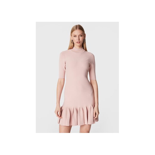 Ted Baker Sukienka dzianinowa Canddy 264303 Różowy Slim Fit ze sklepu MODIVO w kategorii Sukienki - zdjęcie 168599551