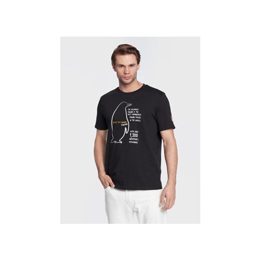 Save The Duck T-Shirt DT1008M PESY15 Czarny Regular Fit ze sklepu MODIVO w kategorii T-shirty męskie - zdjęcie 168600264