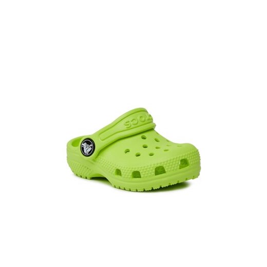 Crocs Klapki Classic Kids Clog T Limeade 206990 Zielony Crocs 19_20 wyprzedaż MODIVO