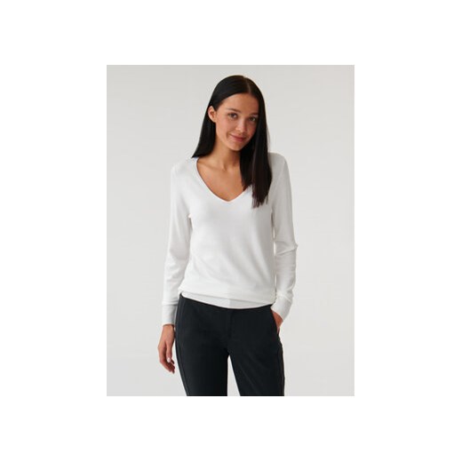 Tatuum Sweter Tessa 1 T2316.089 Biały Slim Fit ze sklepu MODIVO w kategorii Swetry damskie - zdjęcie 168600451