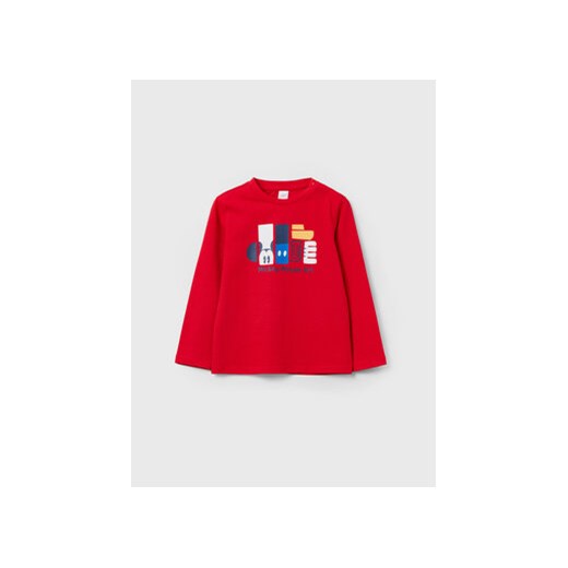 OVS Bluzka DISNEY 1607651 Czerwony Regular Fit ze sklepu MODIVO w kategorii Kaftaniki i bluzki - zdjęcie 168601003