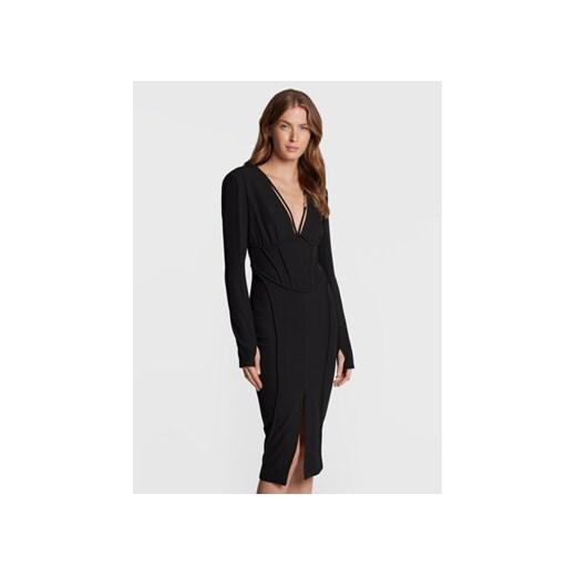Babylon Sukienka koktajlowa R_E00788 Czarny Slim Fit ze sklepu MODIVO w kategorii Sukienki - zdjęcie 168601141