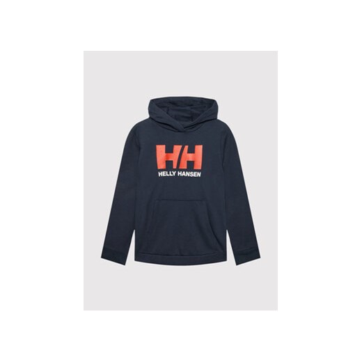 Helly Hansen Bluza Logo 41677 Granatowy Regular Fit ze sklepu MODIVO w kategorii Bluzy chłopięce - zdjęcie 168601361