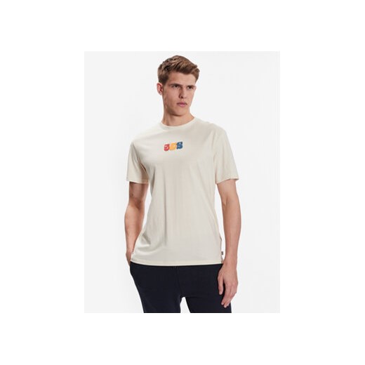 Outhorn T-Shirt TTSHM458 Écru Regular Fit ze sklepu MODIVO w kategorii T-shirty męskie - zdjęcie 168601640