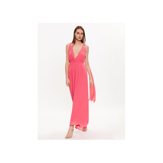 ViCOLO Sukienka wieczorowa TE0028 Różowy Regular Fit ze sklepu MODIVO w kategorii Sukienki - zdjęcie 168601730
