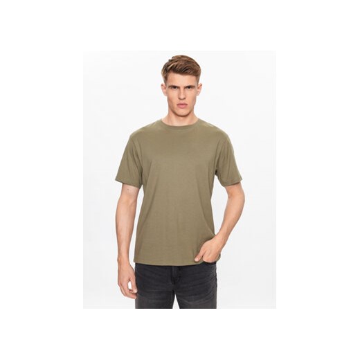 Solid T-Shirt 21107195 Zielony Regular Fit ze sklepu MODIVO w kategorii T-shirty męskie - zdjęcie 168602062