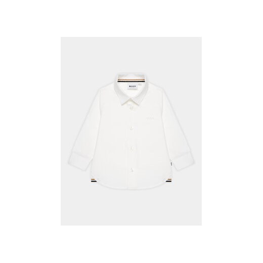 Boss Koszula J05A36 Biały Regular Fit ze sklepu MODIVO w kategorii Koszule chłopięce - zdjęcie 168602450