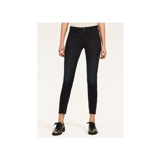 G-Star Raw Jeansy Lynn D16095-8971-B187 Czarny Skinny Fit ze sklepu MODIVO w kategorii Jeansy damskie - zdjęcie 168602570