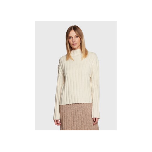 Gina Tricot Sweter Hanni 17891 Beżowy Relaxed Fit Gina Tricot XS MODIVO