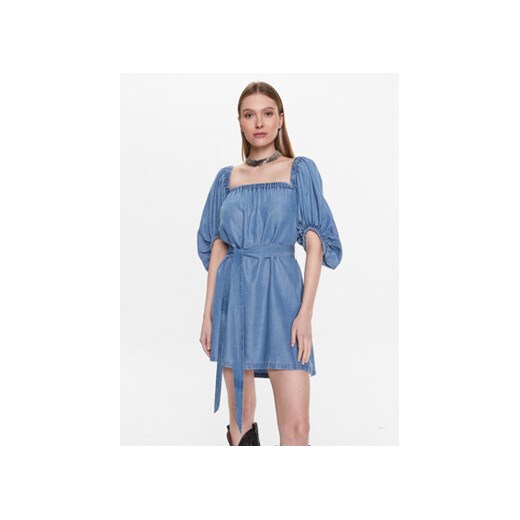 Pinko Sukienka codzienna 100808 A0G5 Niebieski Regular Fit ze sklepu MODIVO w kategorii Sukienki - zdjęcie 168603830