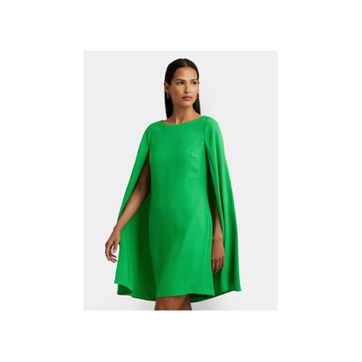 Lauren Ralph Lauren Sukienka koktajlowa 253855210023 Zielony Relaxed Fit ze sklepu MODIVO w kategorii Sukienki - zdjęcie 168603883