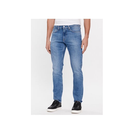 Calvin Klein Jeans Jeansy J30J323860 Niebieski Slim Fit ze sklepu MODIVO w kategorii Jeansy męskie - zdjęcie 168603984