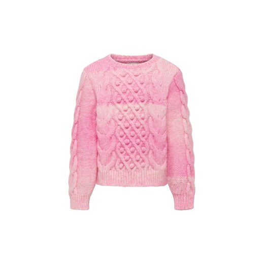 Kids ONLY Sweter 15296492 Różowy Regular Fit ze sklepu MODIVO w kategorii Swetry dziewczęce - zdjęcie 168604120