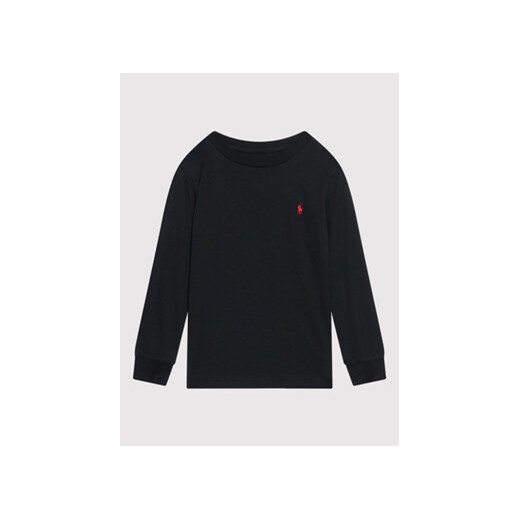 Polo Ralph Lauren Bluzka Ls Cn 322843804001 Czarny Regular Fit ze sklepu MODIVO w kategorii T-shirty chłopięce - zdjęcie 168604384