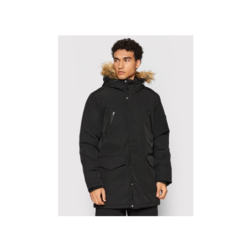 DC Parka Bamberg EDYJK03252 Czarny Regular Fit M okazyjna cena MODIVO