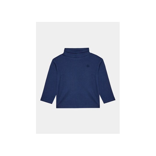 United Colors Of Benetton Bluzka 3FHAG105E Granatowy Regular Fit ze sklepu MODIVO w kategorii T-shirty chłopięce - zdjęcie 168604930