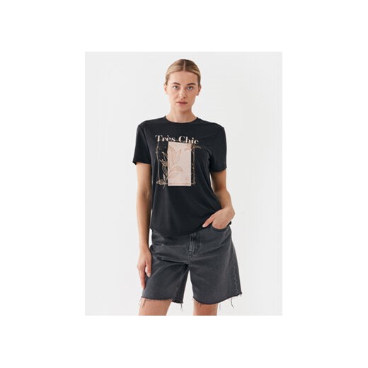 ONLY T-Shirt 15303212 Czarny Regular Fit ze sklepu MODIVO w kategorii Bluzki damskie - zdjęcie 168605462