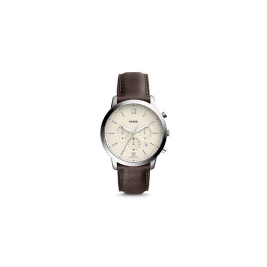 Fossil Zegarek Neutra Chrono FS5380 Brązowy Fossil uniwersalny promocyjna cena MODIVO
