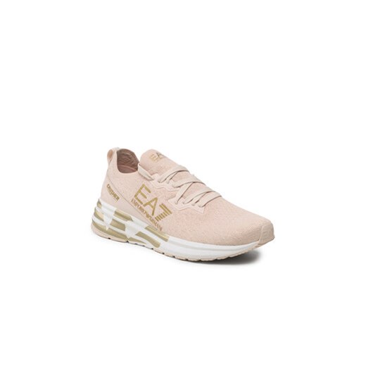 EA7 Emporio Armani Sneakersy X8X095 XK240 S857 Różowy 46 promocyjna cena MODIVO