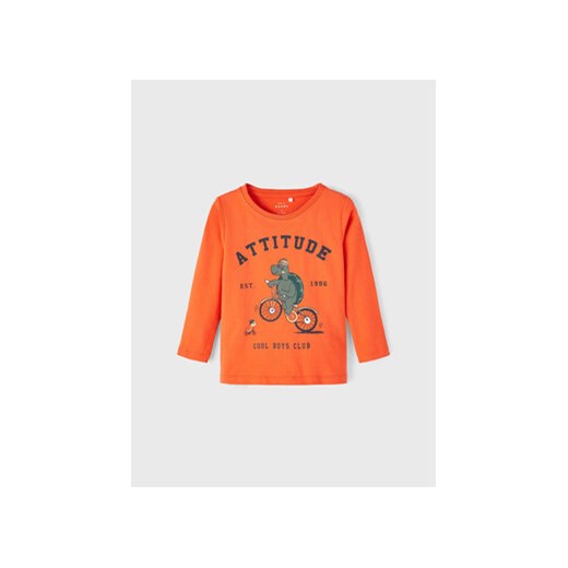 NAME IT Bluzka 13212242 Pomarańczowy Regular Fit ze sklepu MODIVO w kategorii T-shirty chłopięce - zdjęcie 168605960