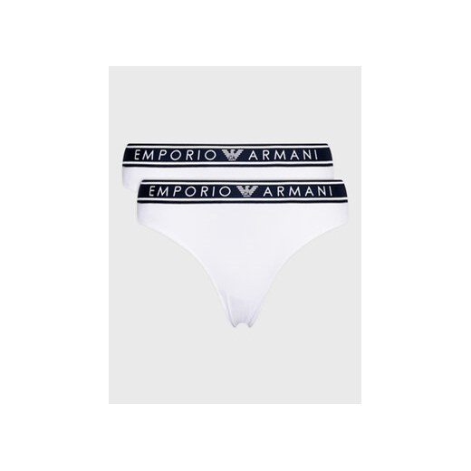 Emporio Armani Underwear Komplet 2 par fig klasycznych 163334 3R227 00010 Biały ze sklepu MODIVO w kategorii Majtki damskie - zdjęcie 168606681