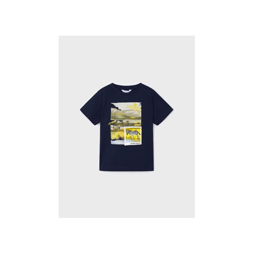 Mayoral T-Shirt 3010 Granatowy Regular Fit ze sklepu MODIVO w kategorii T-shirty chłopięce - zdjęcie 168607001