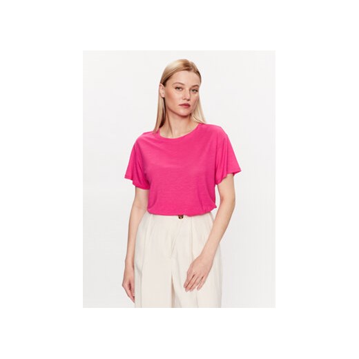 United Colors Of Benetton T-Shirt 3NLHE1AF9 Różowy Regular Fit ze sklepu MODIVO w kategorii Bluzki damskie - zdjęcie 168607211