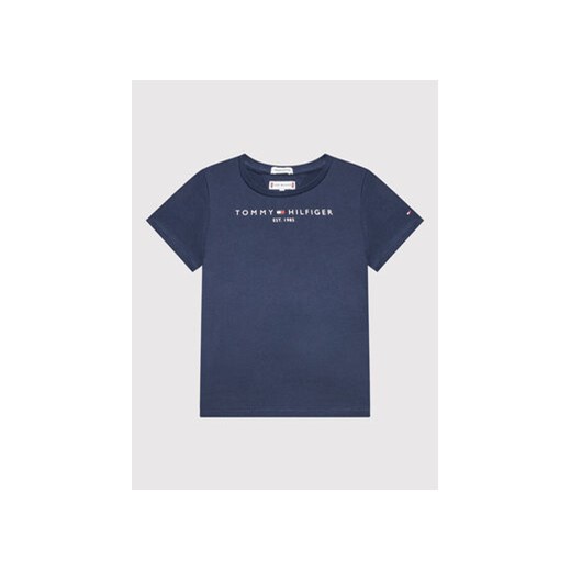 Tommy Hilfiger T-Shirt Essential KG0KG06585 Granatowy Regular Fit ze sklepu MODIVO w kategorii T-shirty chłopięce - zdjęcie 168607460