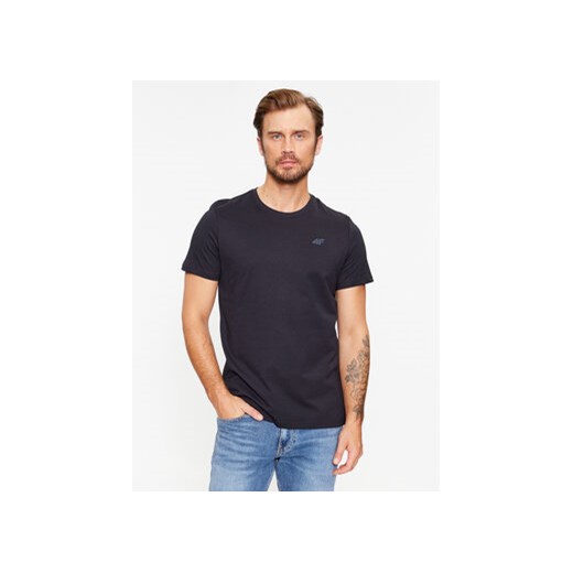 4F T-Shirt 4FAW23TTSHM0876 Niebieski Regular Fit ze sklepu MODIVO w kategorii T-shirty męskie - zdjęcie 168607530