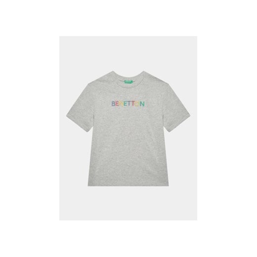 United Colors Of Benetton T-Shirt 3BL0C10DY Szary Regular Fit ze sklepu MODIVO w kategorii T-shirty chłopięce - zdjęcie 168608163