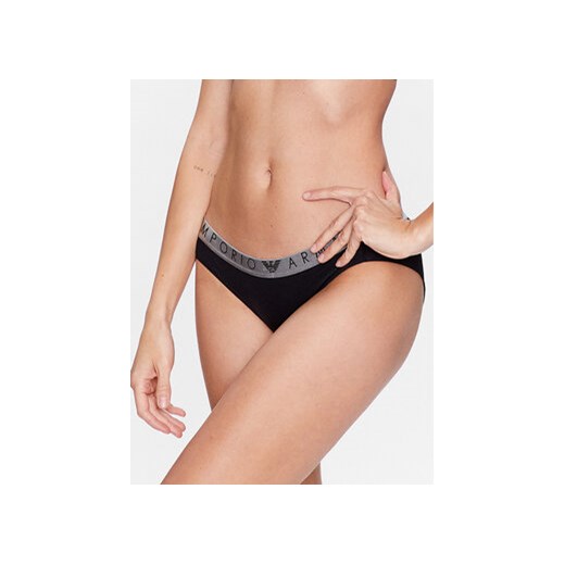Emporio Armani Underwear Figi klasyczne 164520 3R235 00020 Czarny ze sklepu MODIVO w kategorii Majtki damskie - zdjęcie 168608292