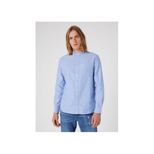 Wrangler Koszula W5C8BMX50 112330805 Niebieski Regular Fit ze sklepu MODIVO w kategorii Koszule męskie - zdjęcie 168608461