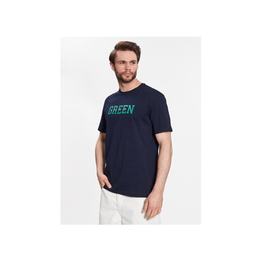 United Colors Of Benetton T-Shirt 3096U105L Granatowy Regular Fit ze sklepu MODIVO w kategorii T-shirty męskie - zdjęcie 168608500