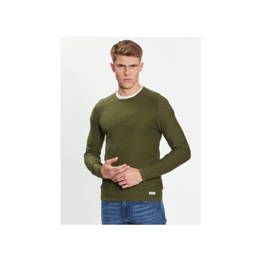 Blend Sweter 20715134 Zielony Slim Fit ze sklepu MODIVO w kategorii Swetry męskie - zdjęcie 168608710