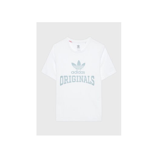 adidas T-Shirt Graphic HL6871 Biały Relaxed Fit ze sklepu MODIVO w kategorii T-shirty chłopięce - zdjęcie 168608884