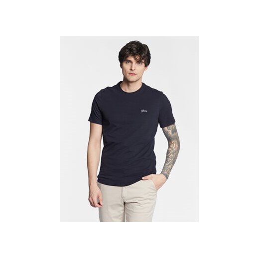 Guess T-Shirt Basic M3GI70 KBMS0 Granatowy Slim Fit ze sklepu MODIVO w kategorii T-shirty męskie - zdjęcie 168608934