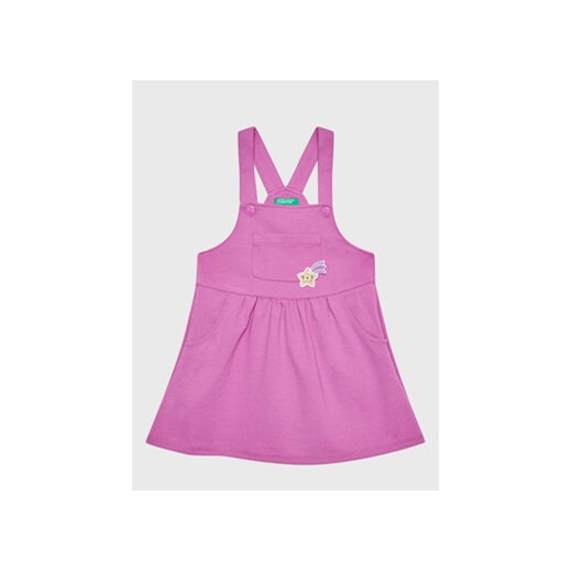 United Colors Of Benetton Sukienka codzienna 4LAAGV00H Fioletowy Regular Fit United Colors Of Benetton 110 promocja MODIVO