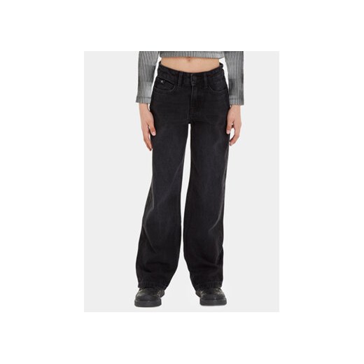 Calvin Klein Jeans Jeansy IG0IG02156 Czarny Wide Leg ze sklepu MODIVO w kategorii Spodnie dziewczęce - zdjęcie 168609324