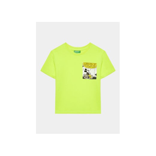 United Colors Of Benetton T-Shirt 3096G10B2 Zielony Regular Fit ze sklepu MODIVO w kategorii Koszulki niemowlęce - zdjęcie 168609393