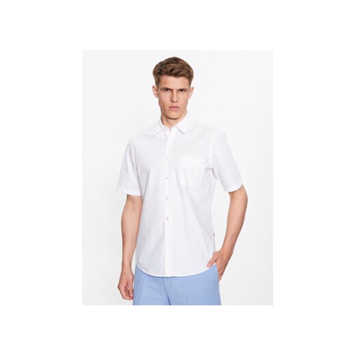 Boss Koszula 50489330 Biały Regular Fit ze sklepu MODIVO w kategorii Koszule męskie - zdjęcie 168609563