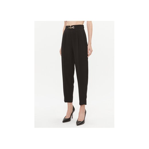 Marciano Guess Spodnie materiałowe 3BGB10 8177Z Czarny Regular Fit ze sklepu MODIVO w kategorii Spodnie damskie - zdjęcie 168609693