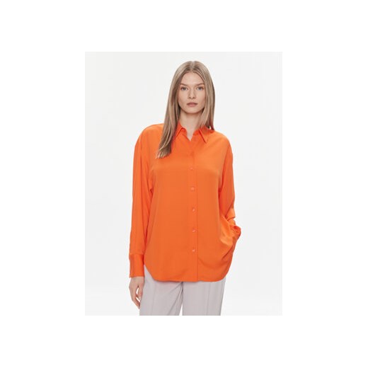Calvin Klein Koszula K20K206777 Pomarańczowy Relaxed Fit ze sklepu MODIVO w kategorii Koszule damskie - zdjęcie 168609710