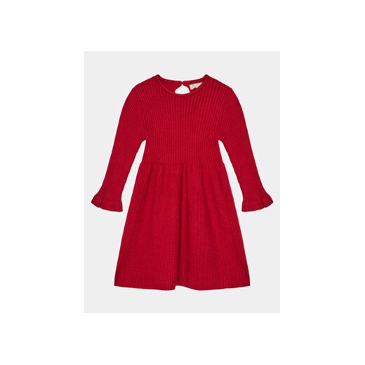 Zippy Sukienka dzianinowa ZKGAP0501 23129 Czerwony Regular Fit ze sklepu MODIVO w kategorii Sukienki dziewczęce - zdjęcie 168609720