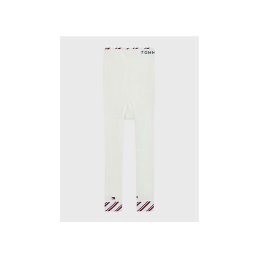 Tommy Hilfiger Legginsy 701220280 Biały Slim Fit ze sklepu MODIVO w kategorii Spodnie dziewczęce - zdjęcie 168609741