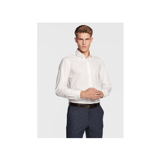 Michael Kors Koszula MD0MD90435 Biały Modern Fit ze sklepu MODIVO w kategorii Koszule męskie - zdjęcie 168609744