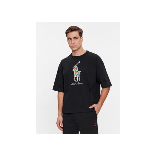 Polo Ralph Lauren T-Shirt 710926611002 Czarny Relaxed Fit ze sklepu MODIVO w kategorii T-shirty męskie - zdjęcie 168609813