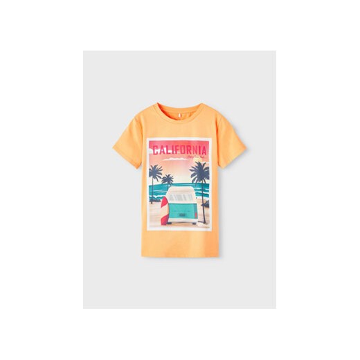 NAME IT T-Shirt 13221054 Pomarańczowy Regular Fit ze sklepu MODIVO w kategorii T-shirty chłopięce - zdjęcie 168610092